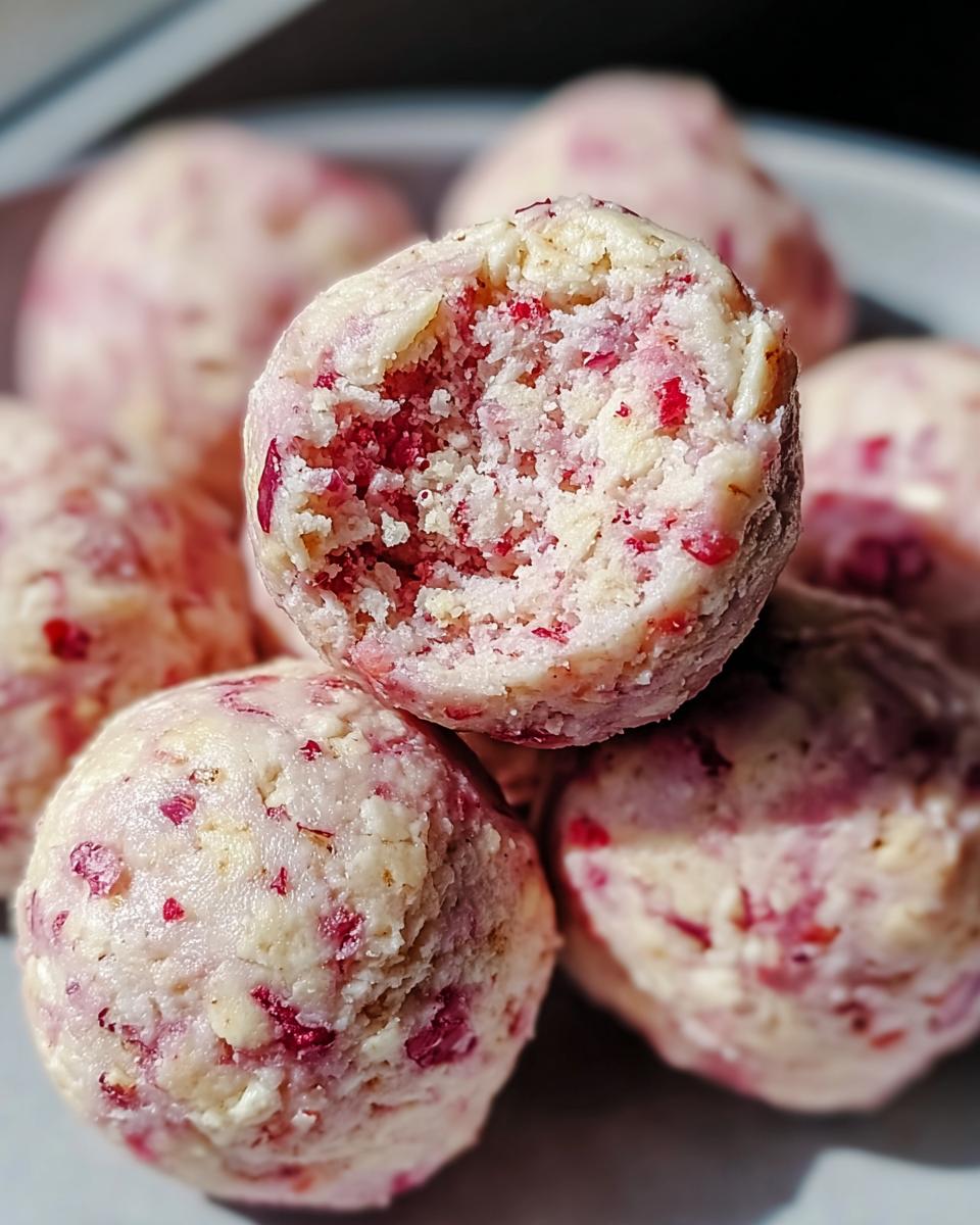 Strawberry Cheesecake Protein Balls - detail 2