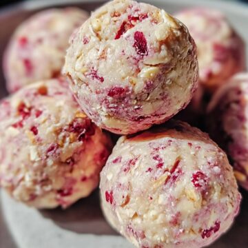 Strawberry Cheesecake Protein Balls