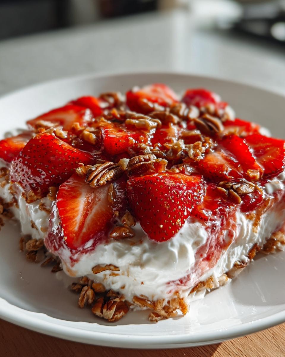 Strawberry Crackle Salad - detail 1