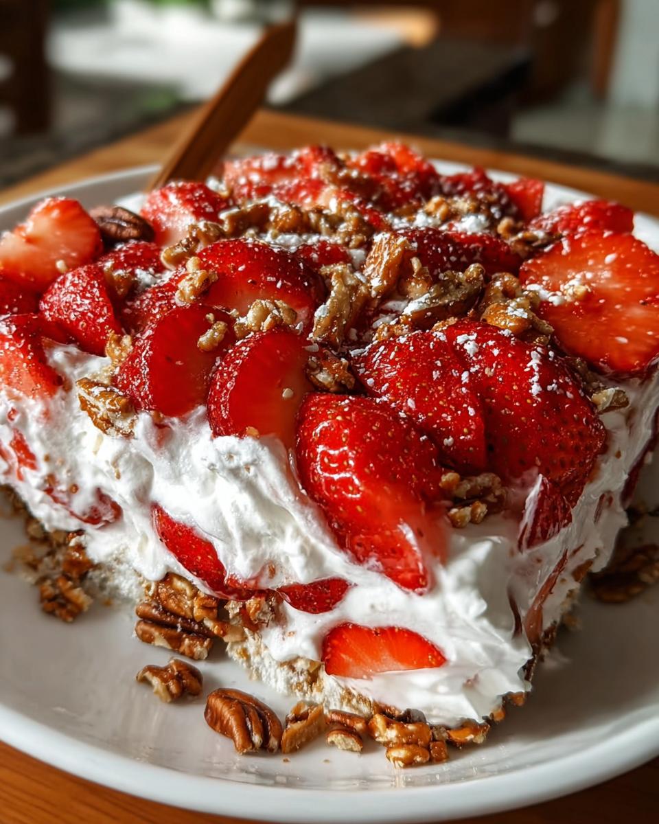 Strawberry Crackle Salad - detail 2