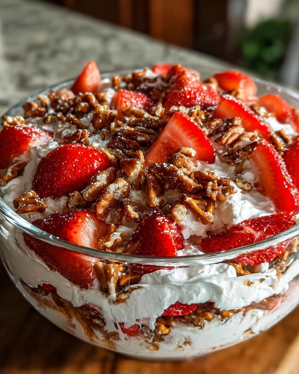 Strawberry Crackle Salad - detail 1