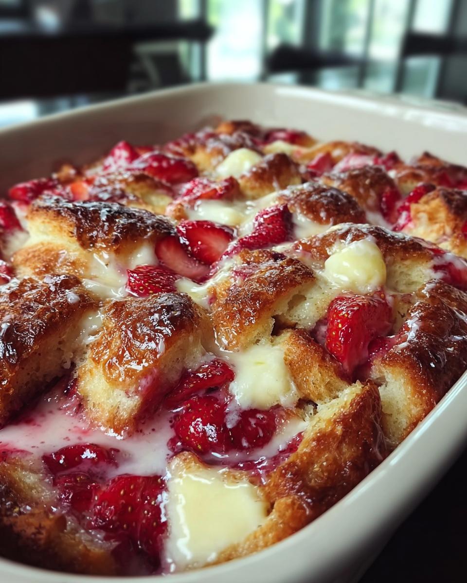 Strawberry Cream Cheese Cobbler - detail 2