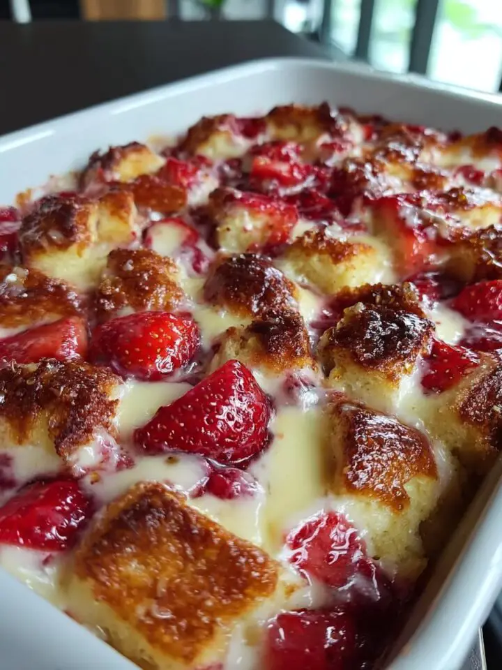 Strawberry Cream Cheese Cobbler