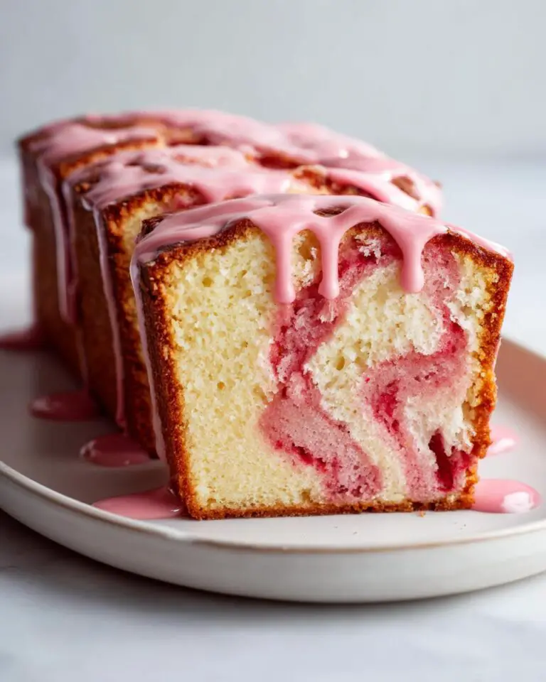 Heavenly Strawberry Cream Cheese Pound Cake Recipe - Cooking Leader