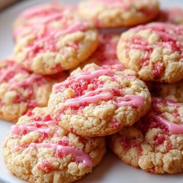 Strawberry Crunch Cookies