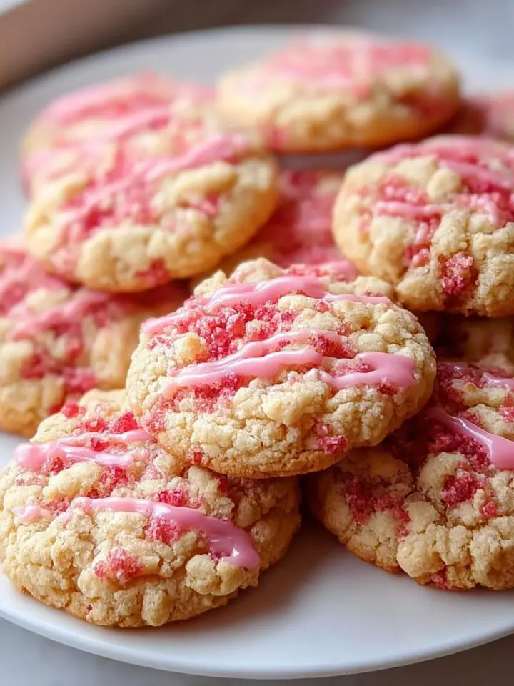 Strawberry Crunch Cookies