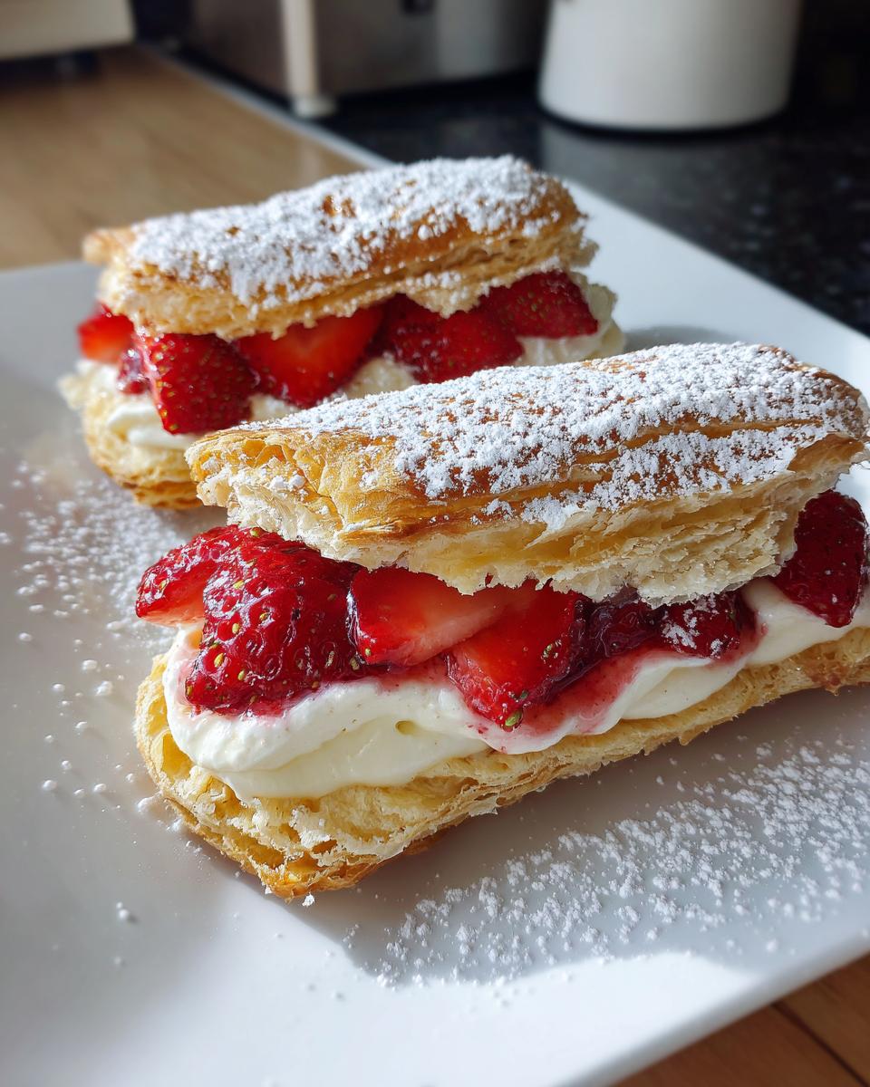 Strawberry Flaky Puffs - detail 2