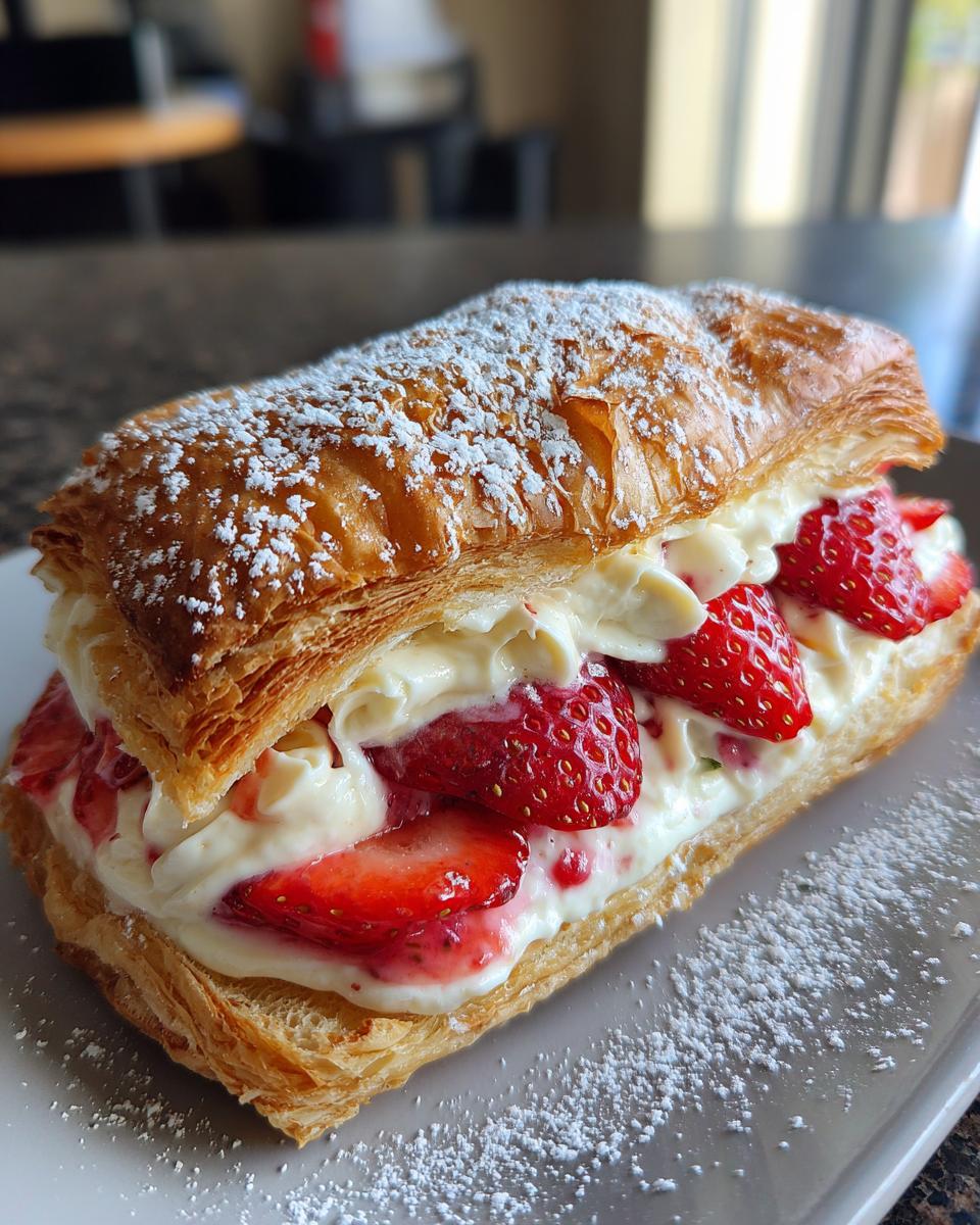 Strawberry Flaky Puffs - detail 3