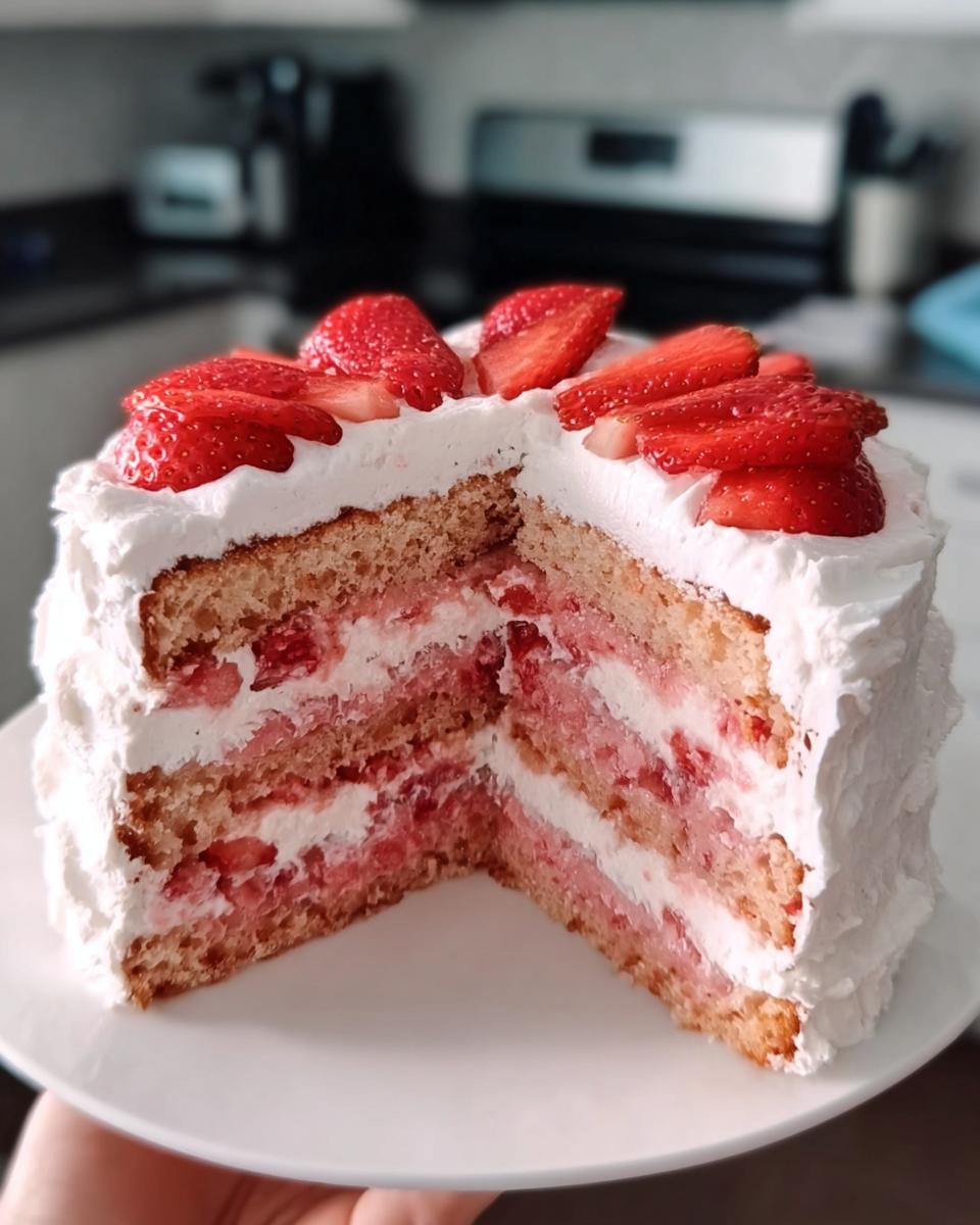 Strawberry Heaven Cake - detail 2