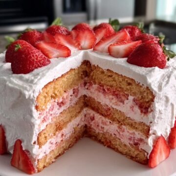 Strawberry Heaven Cake