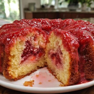 Strawberry Honeybun Cake