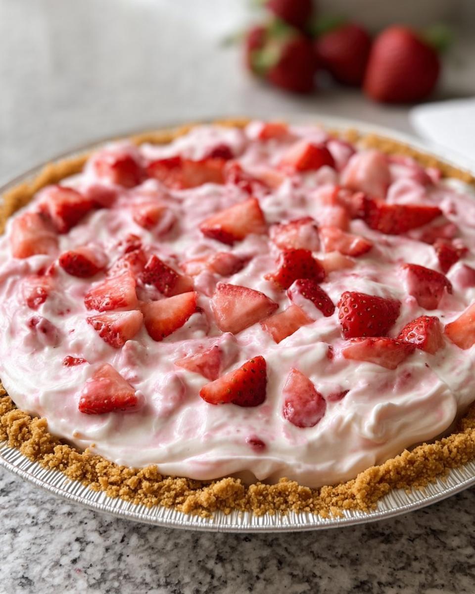 Strawberry Icebox Pie - detail 2