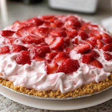 Strawberry Icebox Pie