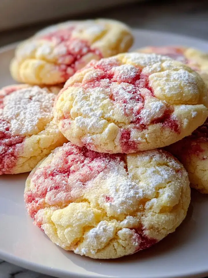 Strawberry Lemonade Cookies