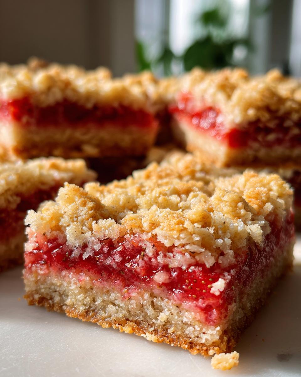 Strawberry Oatmeal Bars - detail 3
