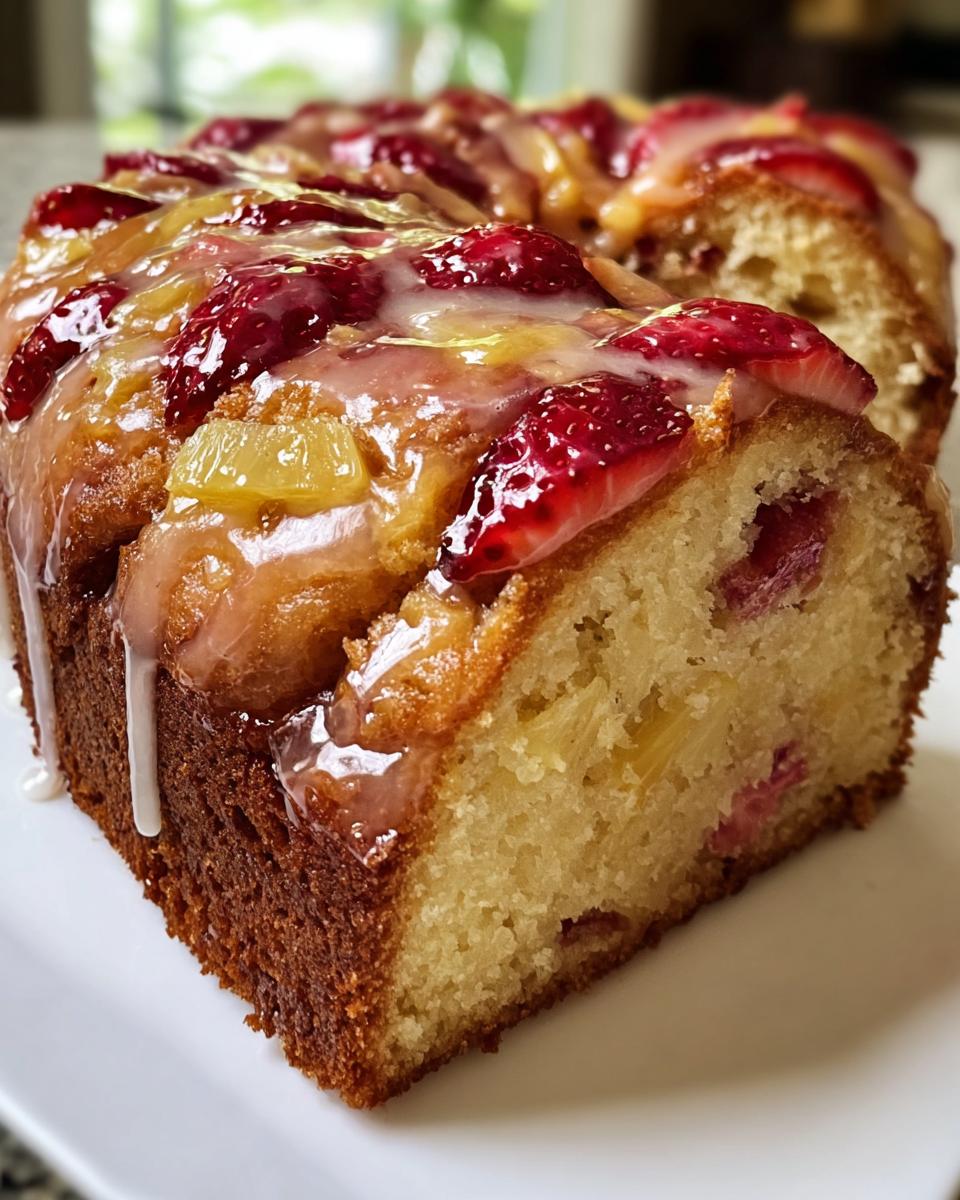 Strawberry Pineapple Pound Cake - detail 2
