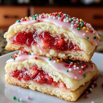 Strawberry Pop Tart Sugar Cookies