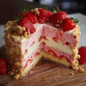 Strawberry Shortcake Cheesecake