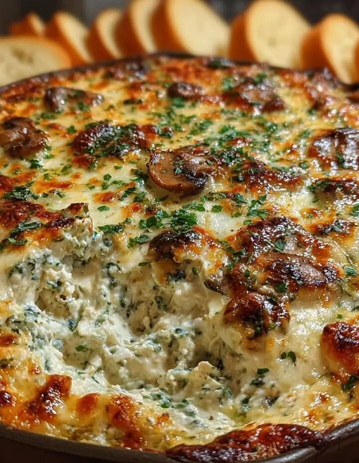 Stuffed Mushroom Dip
