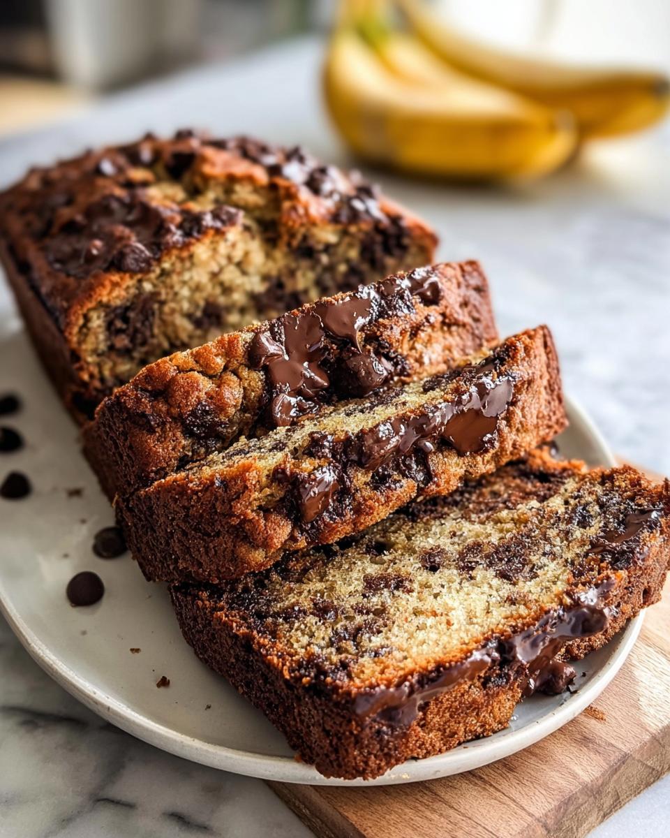 Super Moist Chocolate Chip Banana Bread - detail 3