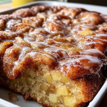 Sweet Apple Fritter Cake