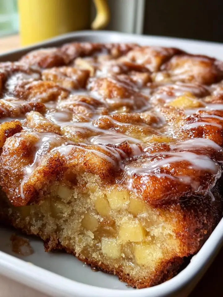Sweet Apple Fritter Cake
