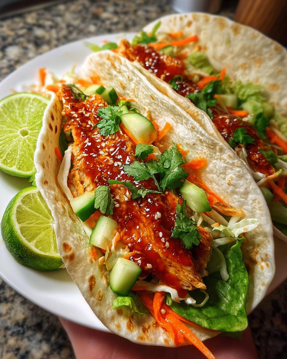 Sweet Chili Chicken Wraps - detail 2
