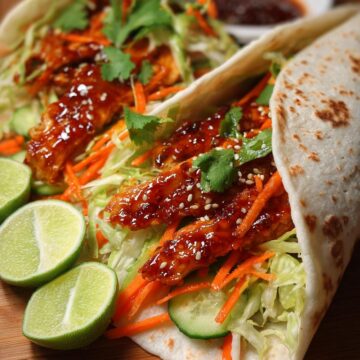 Sweet Chili Chicken Wraps