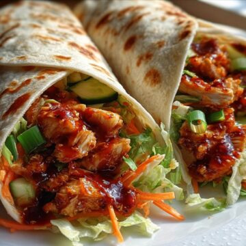 Sweet Chili Chicken Wraps