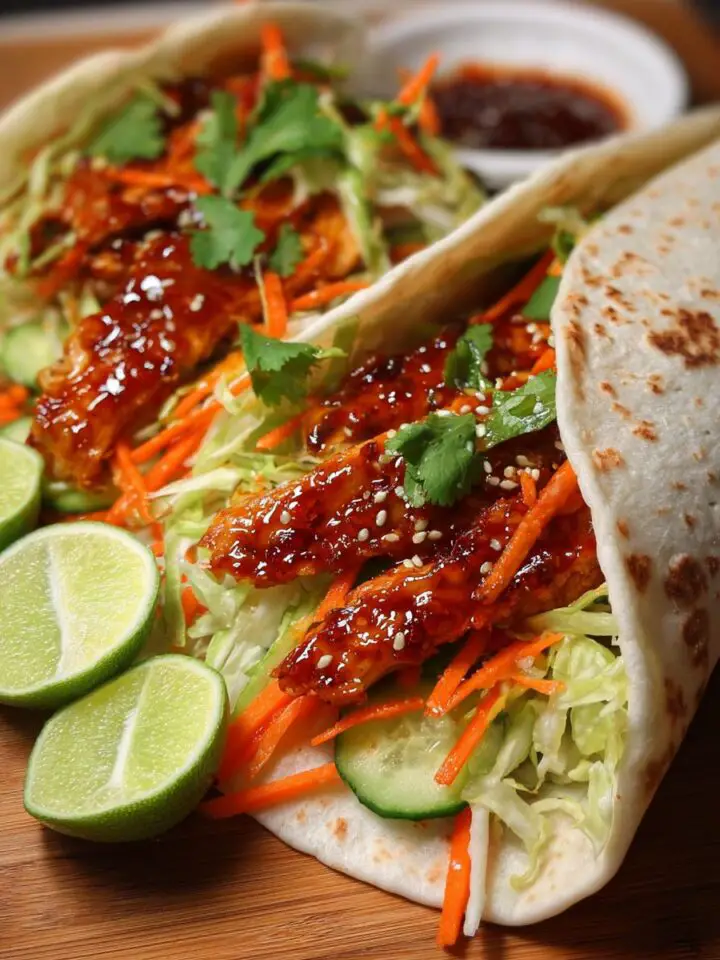 Sweet Chili Chicken Wraps