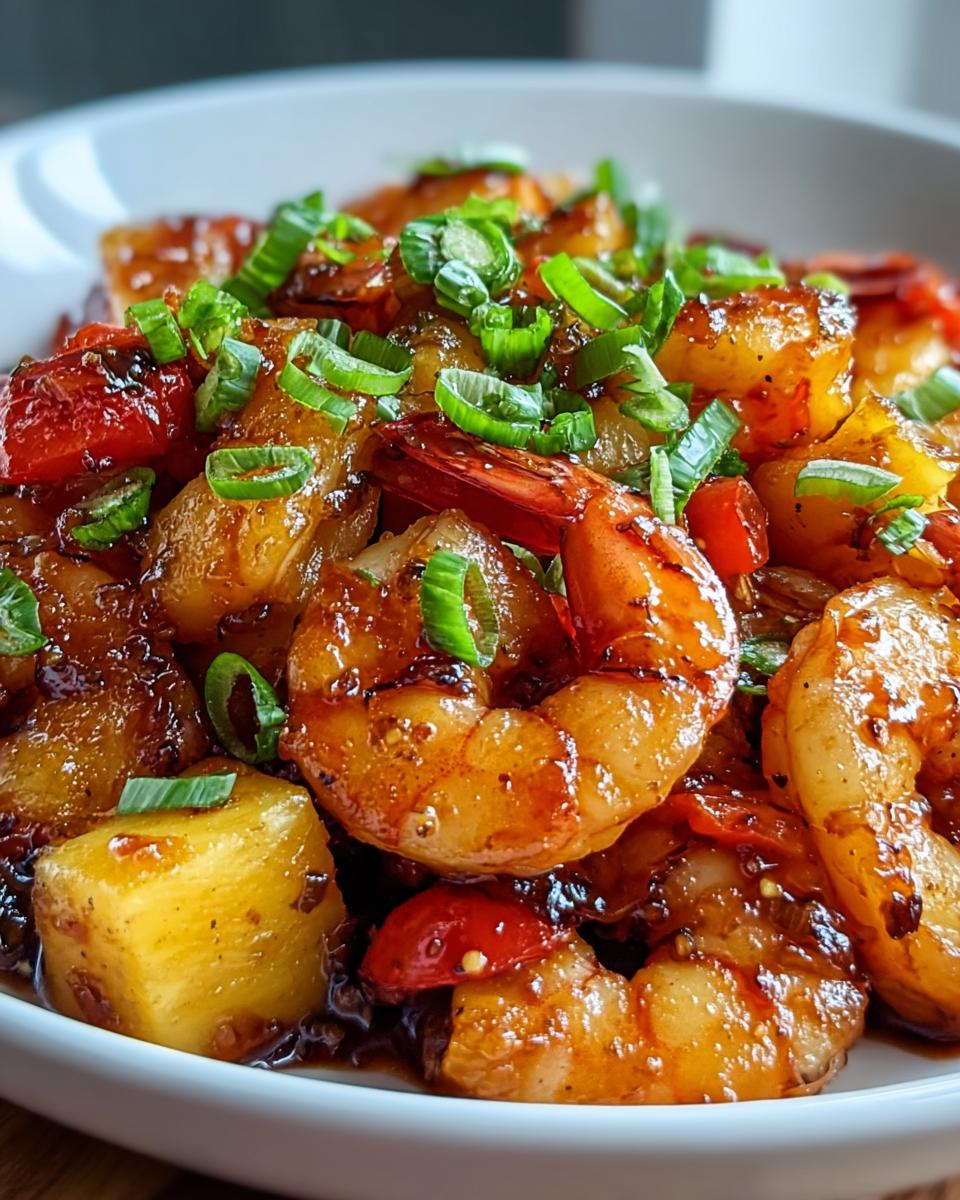 Sweet Chili Pineapple Shrimp - detail 2
