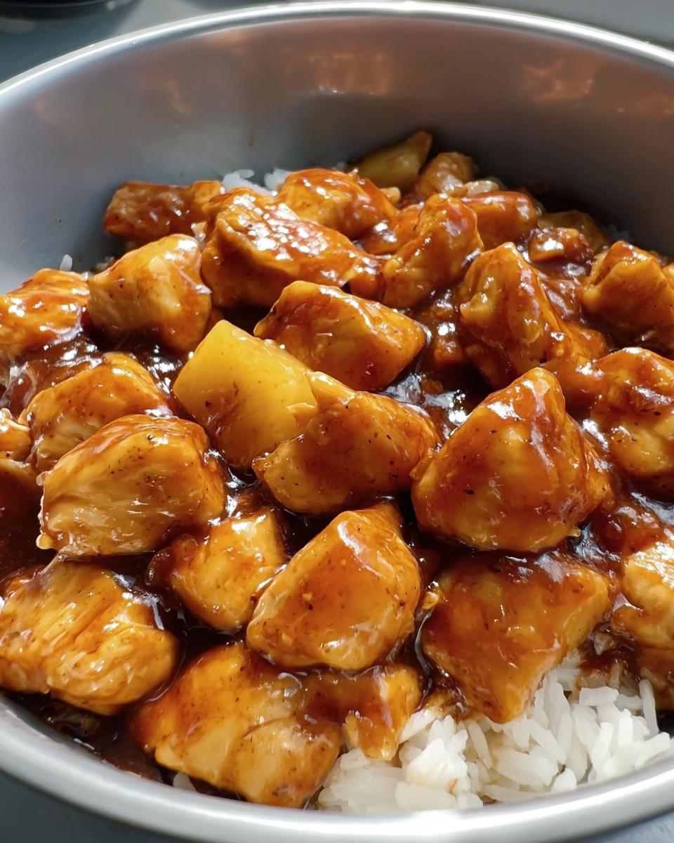 Sweet Hawaiian Crock Pot Chicken - detail 2