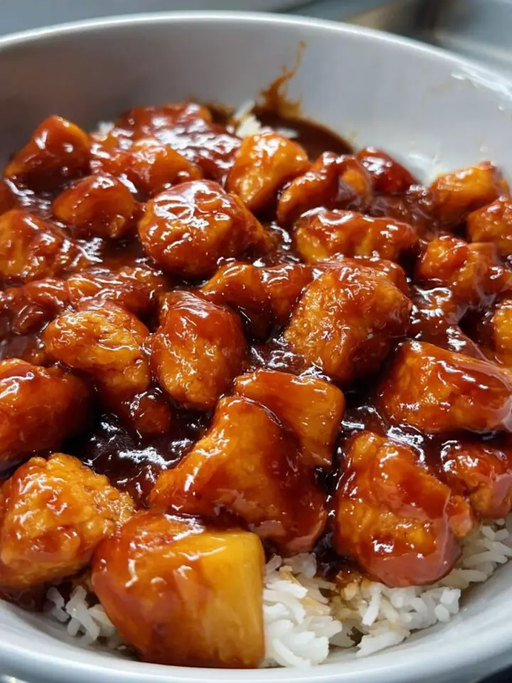Sweet Hawaiian Crock Pot Chicken