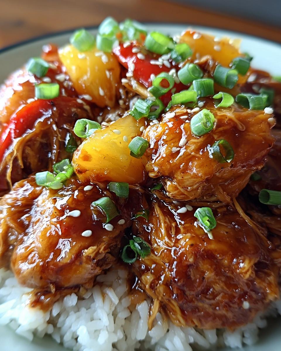 Sweet Hawaiian Crockpot Chicken - detail 1
