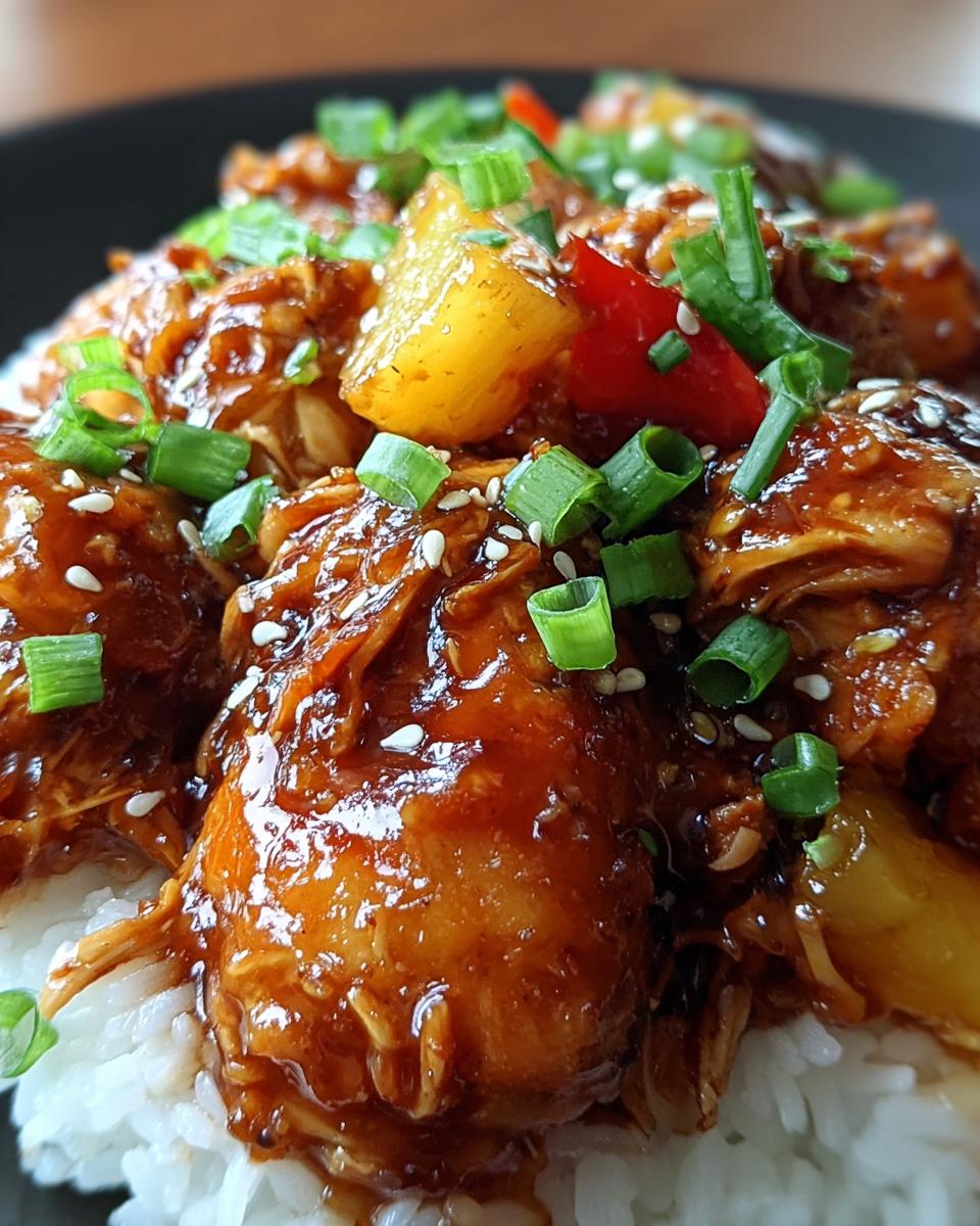 Sweet Hawaiian Crockpot Chicken - detail 2