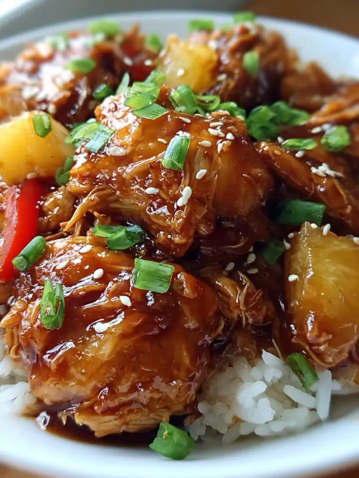 Sweet Hawaiian Crockpot Chicken