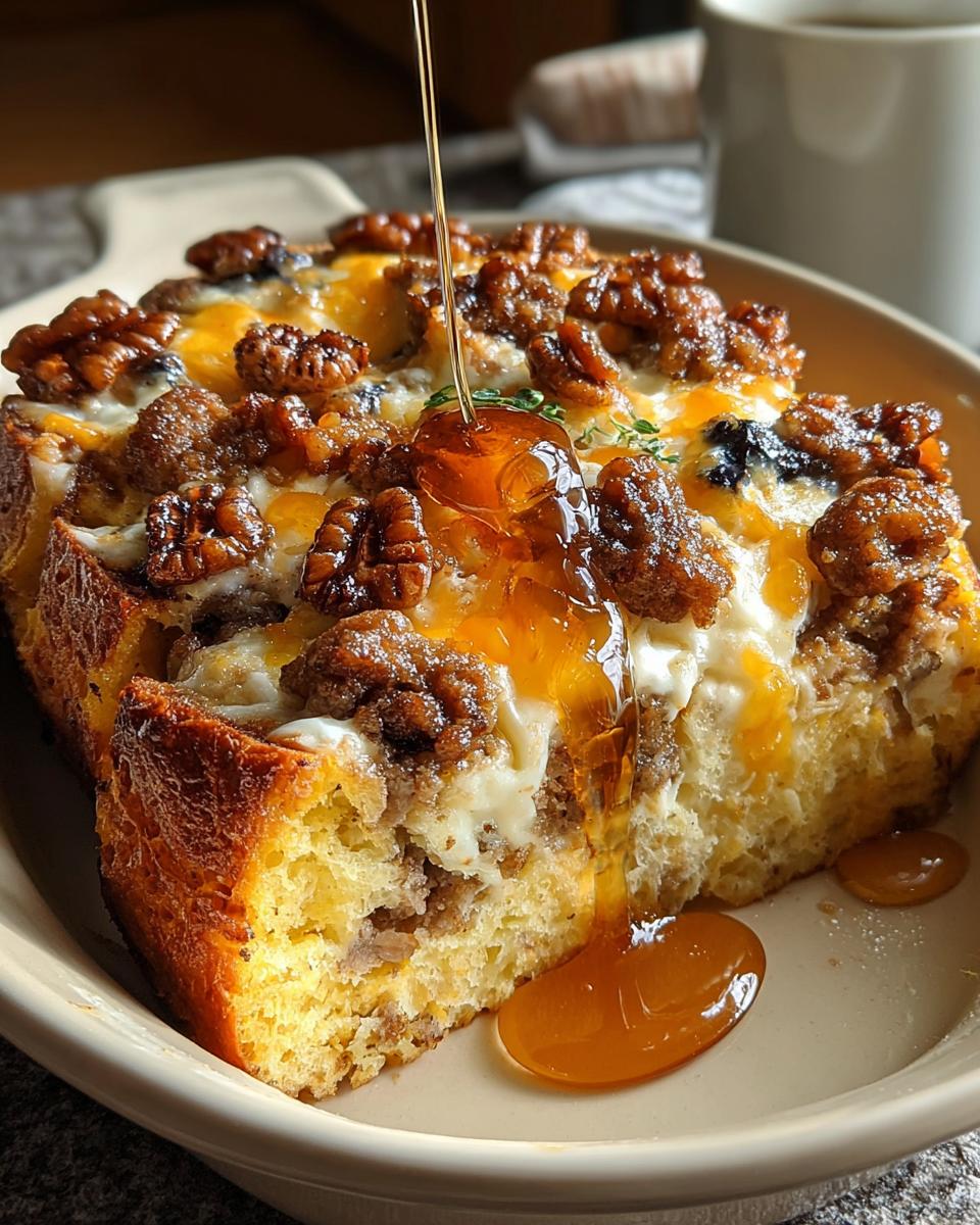 Sweet Maple Sausage Breakfast Casserole - detail 1