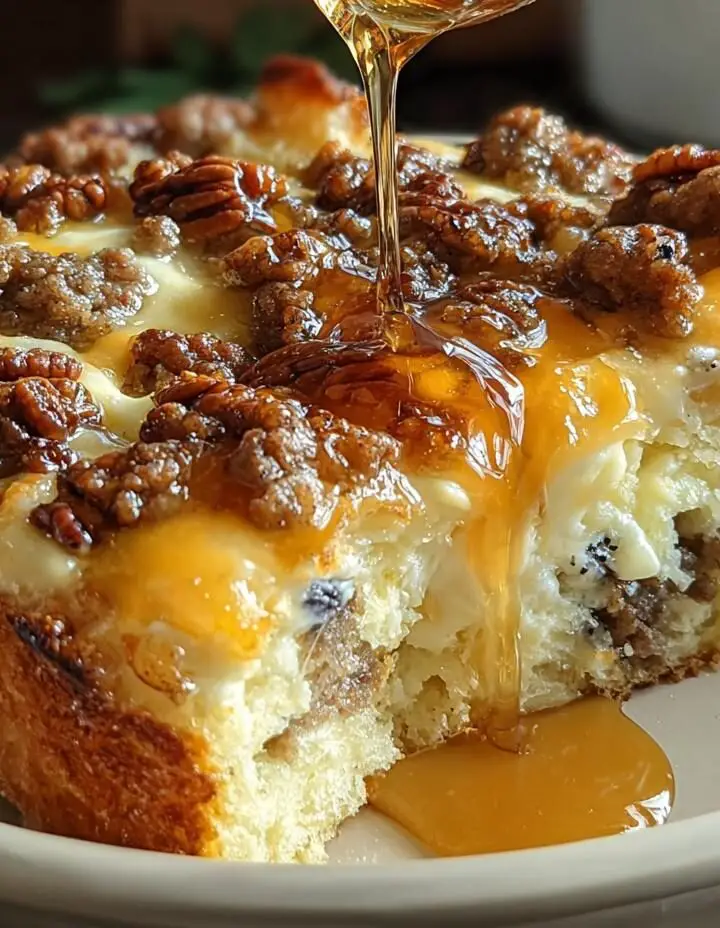 Sweet Maple Sausage Breakfast Casserole