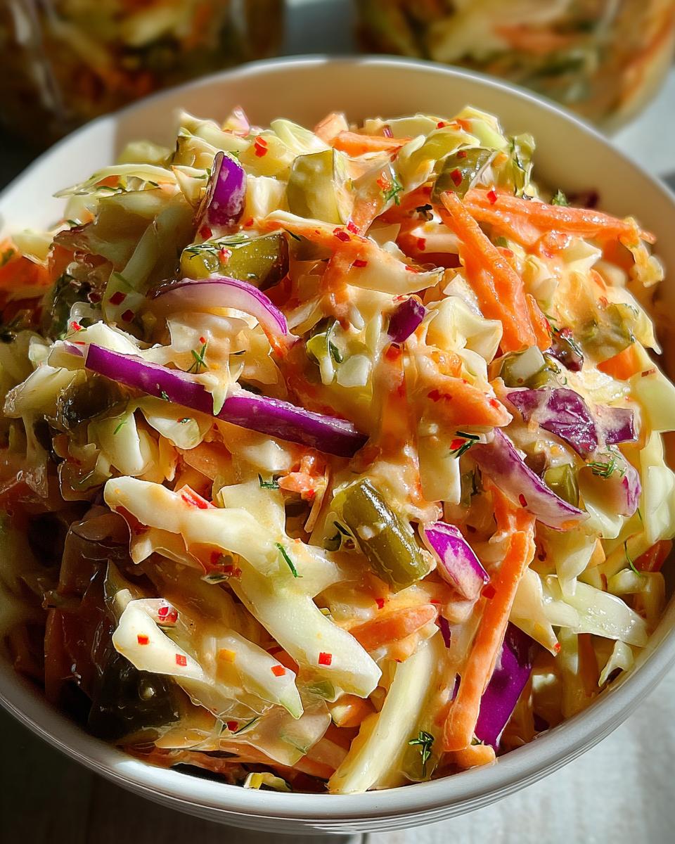 Sweet & Spicy Pickle Slaw - detail 2