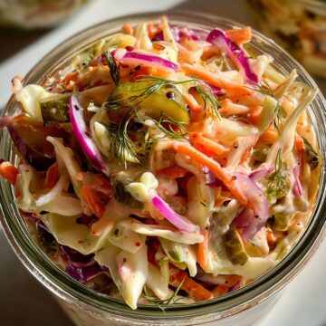 Sweet & Spicy Pickle Slaw