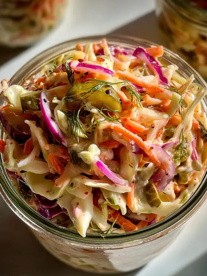 Sweet & Spicy Pickle Slaw