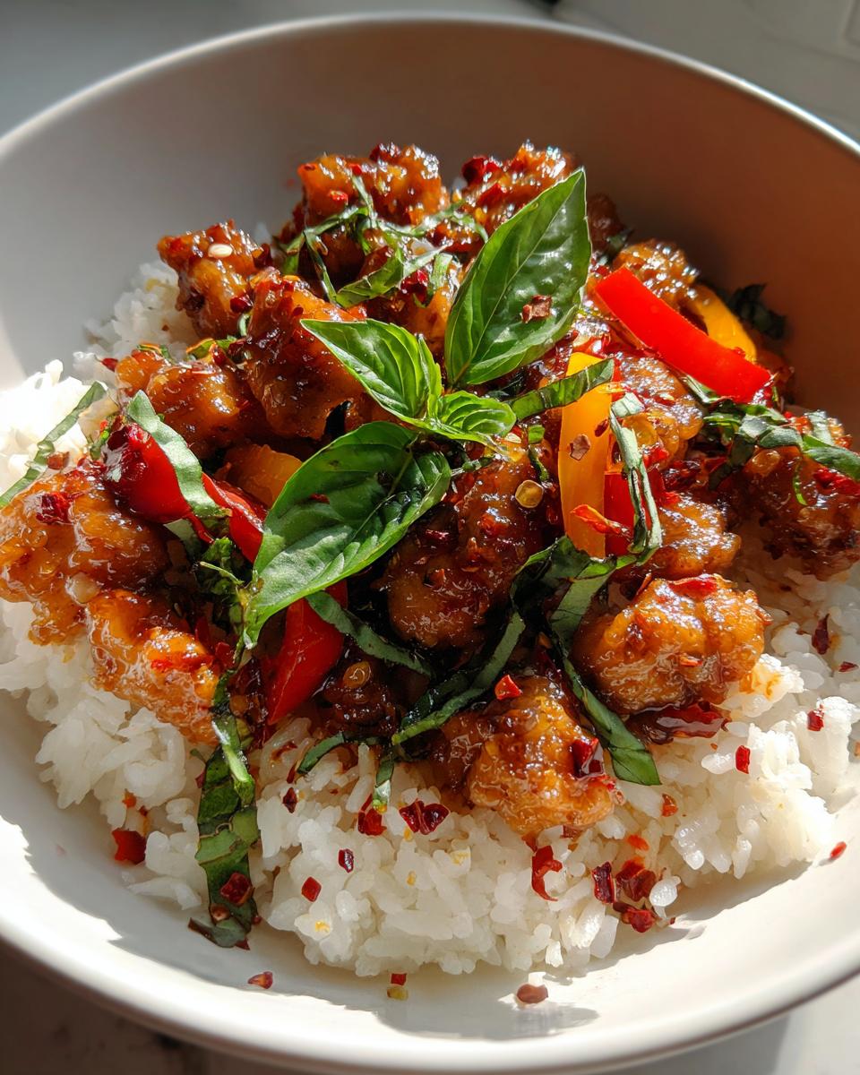 Sweet and Spicy Thai Chicken - detail 1