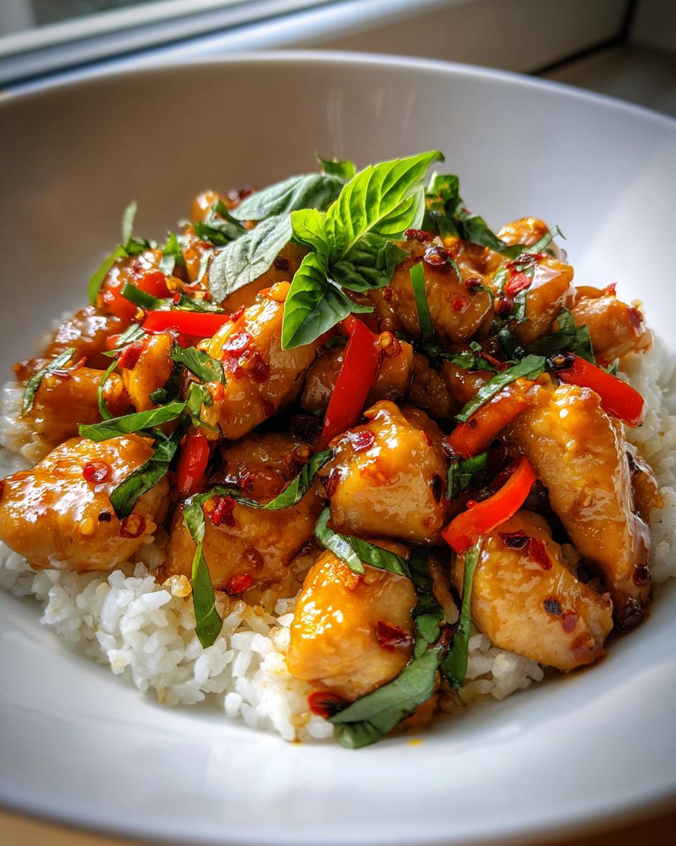 Sweet and Spicy Thai Chicken - detail 3