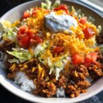 Taco Rice Bowl with Doritos