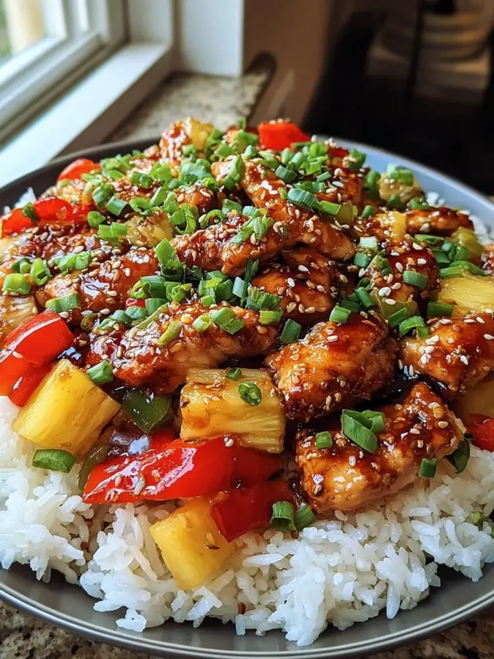Teriyaki Pineapple Chicken Bowls