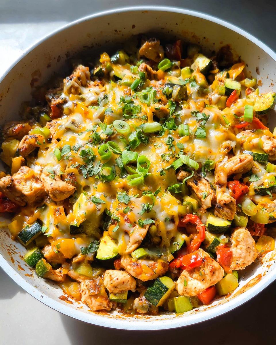 Tex Mex Chicken and Zucchini - detail 2