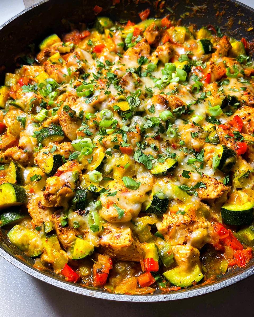 Tex Mex Chicken and Zucchini - detail 1
