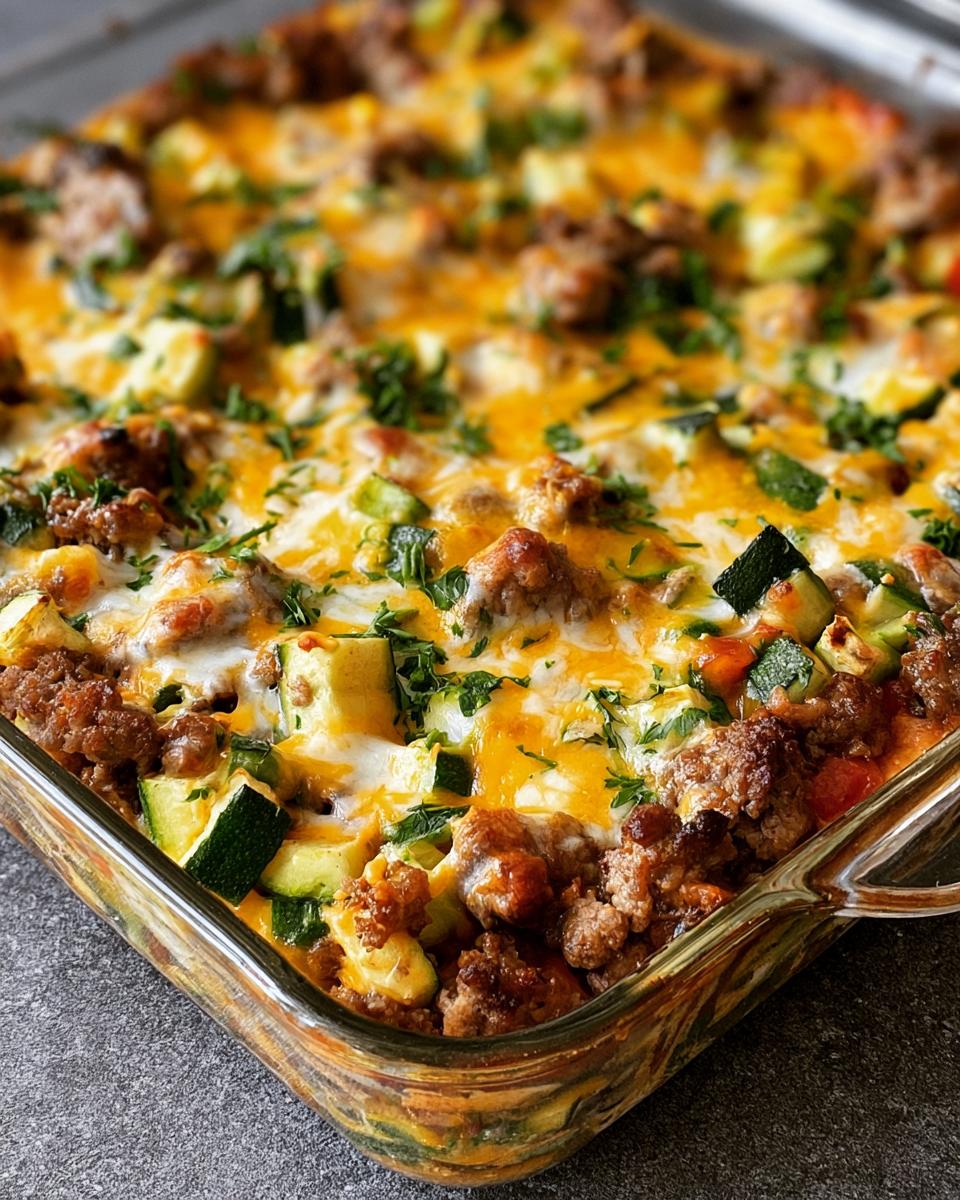 Tex-Mex Zucchini Bake - detail 1