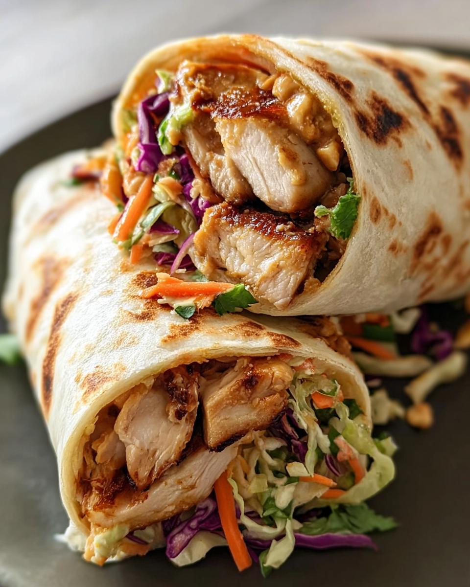 Thai Chicken Wrap - detail 1