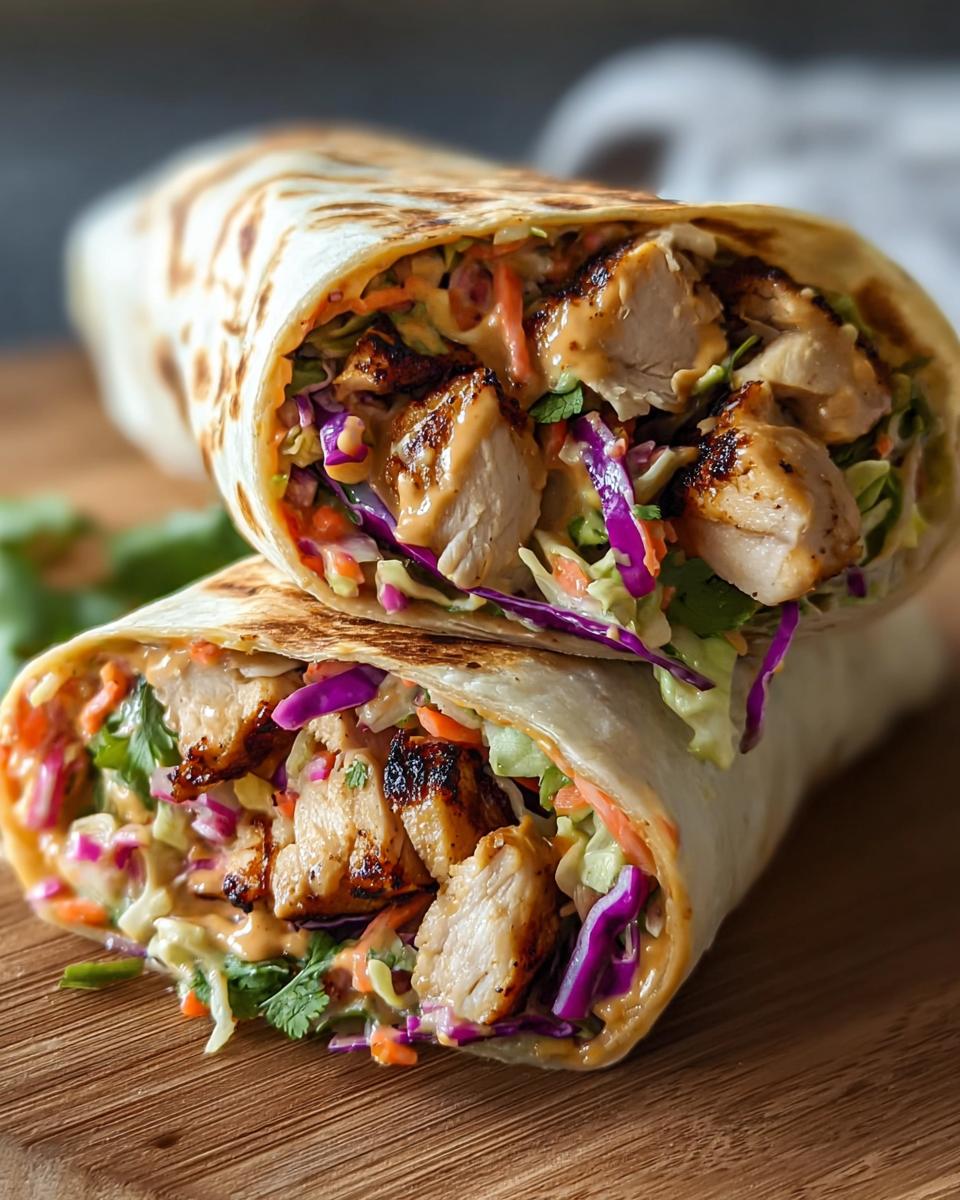 Thai Chicken Wrap - detail 2